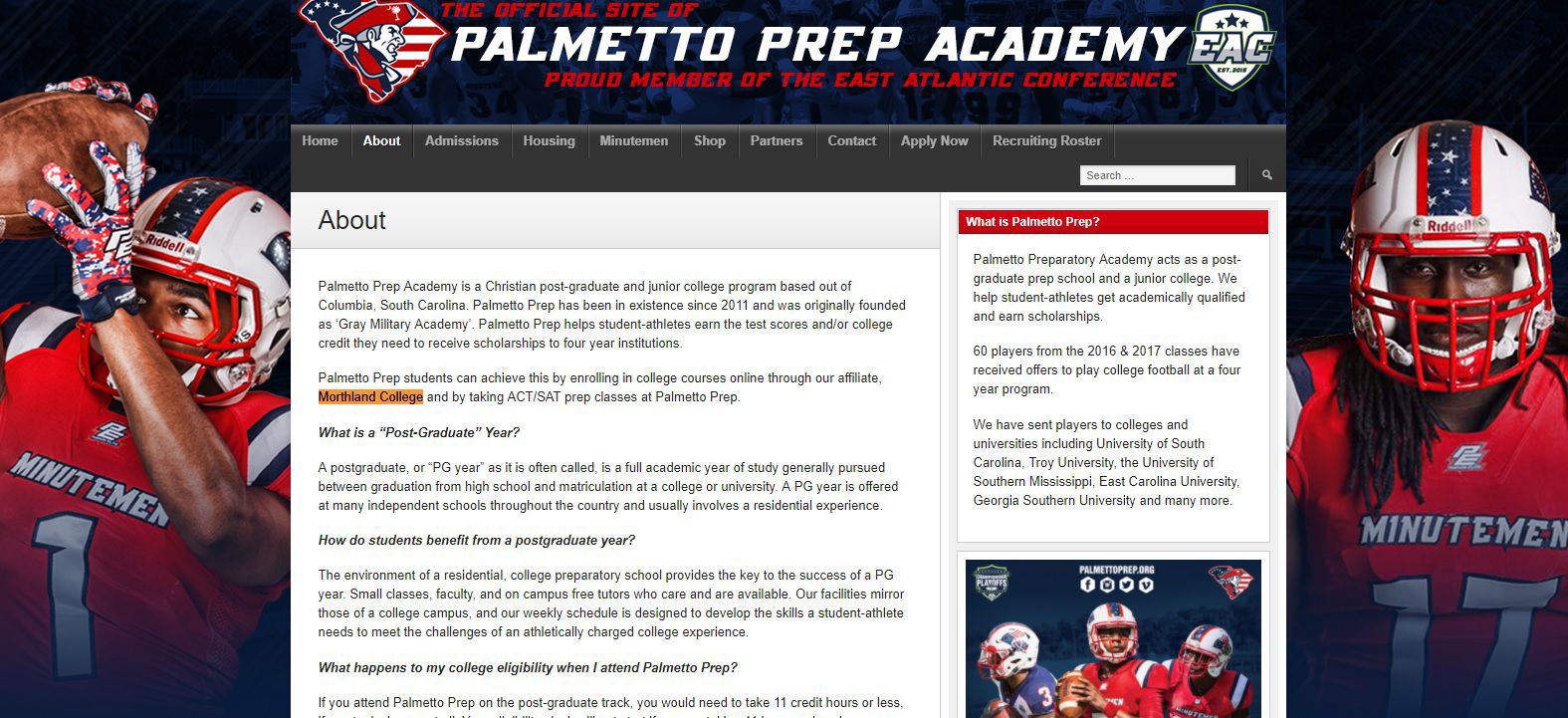 Morthland-Palmeto Prep
